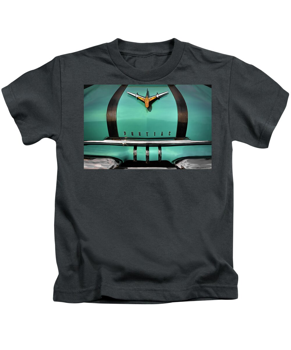 Transportation Kids T-Shirt featuring the photograph Pontiac One by Jerry Golab