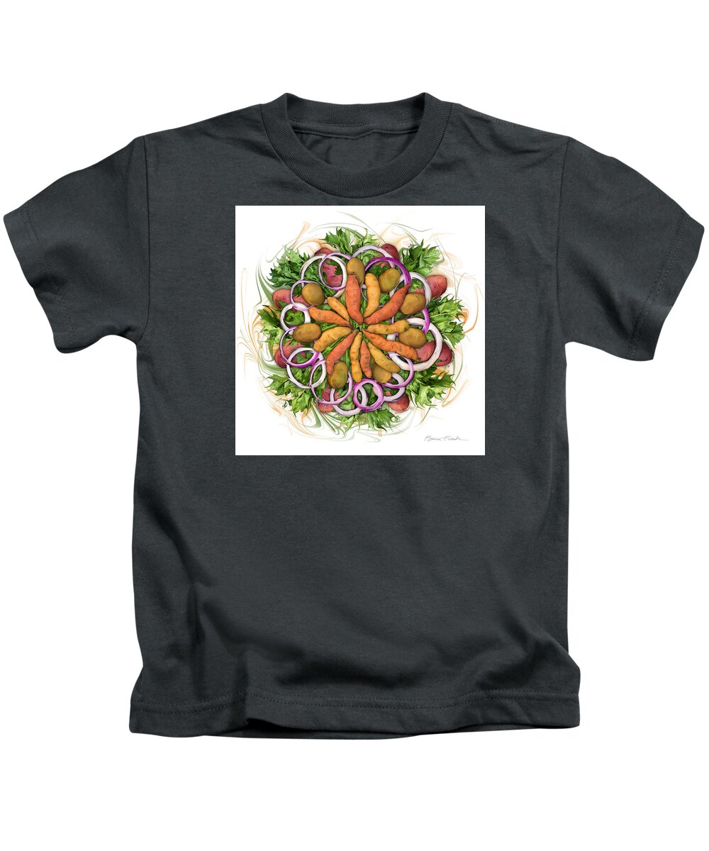 Food Kids T-Shirt featuring the photograph Potato Salad by Bruce Frank