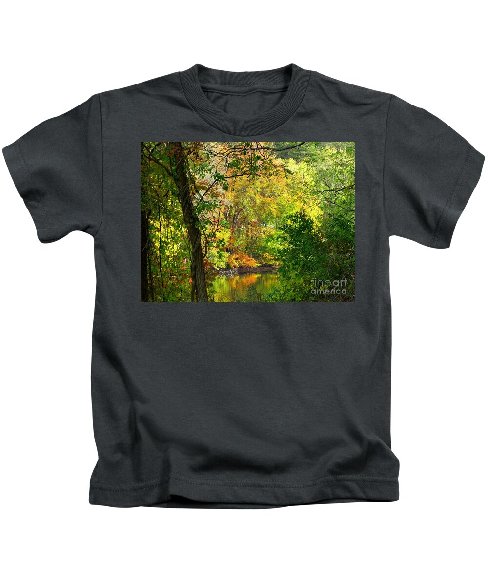 Prettyboy Kids T-Shirt featuring the photograph Prettyboy of Autumn by Donald C Morgan