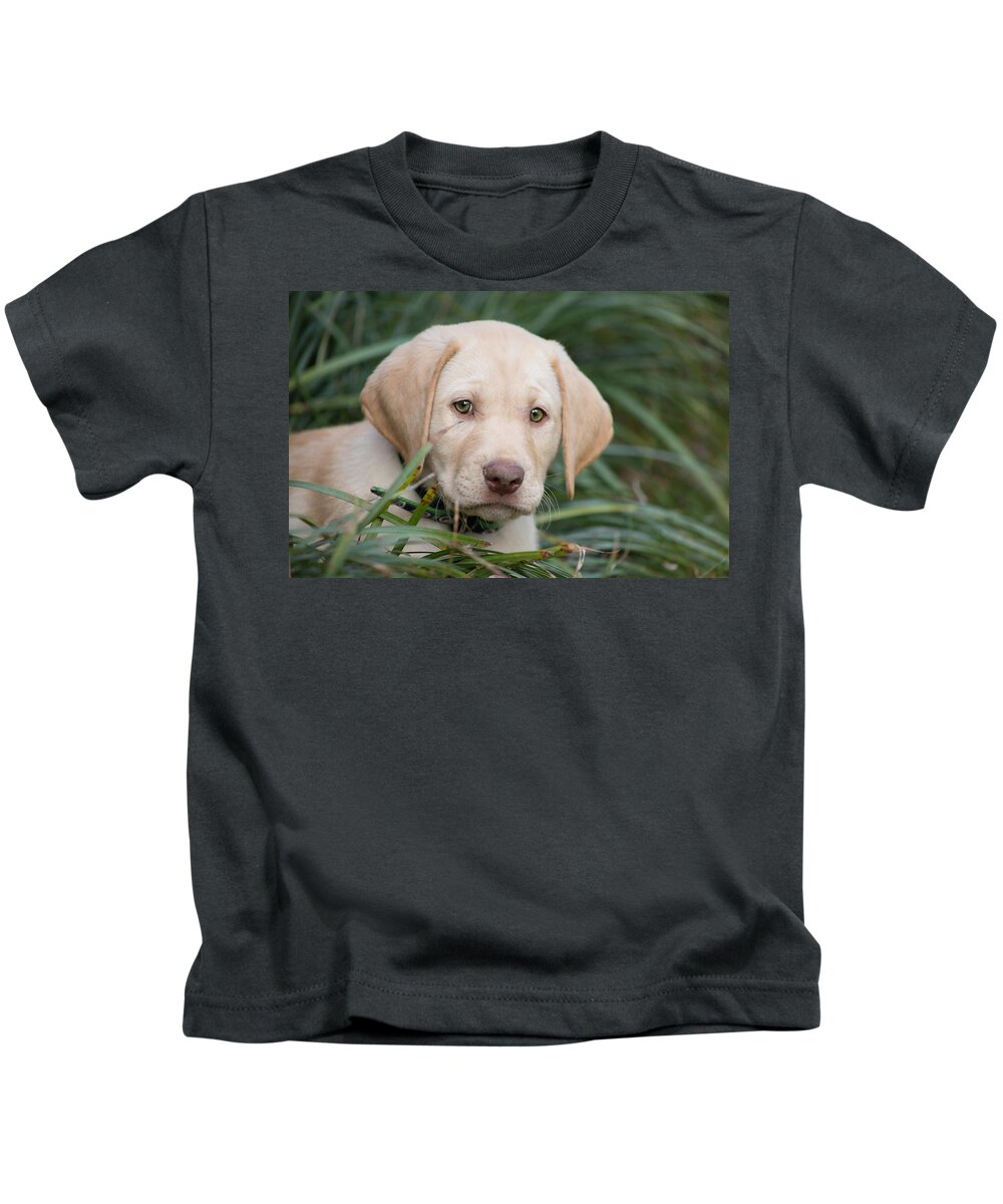 Puppy Kids T-Shirt featuring the photograph Puppy Love by Jessica Brown