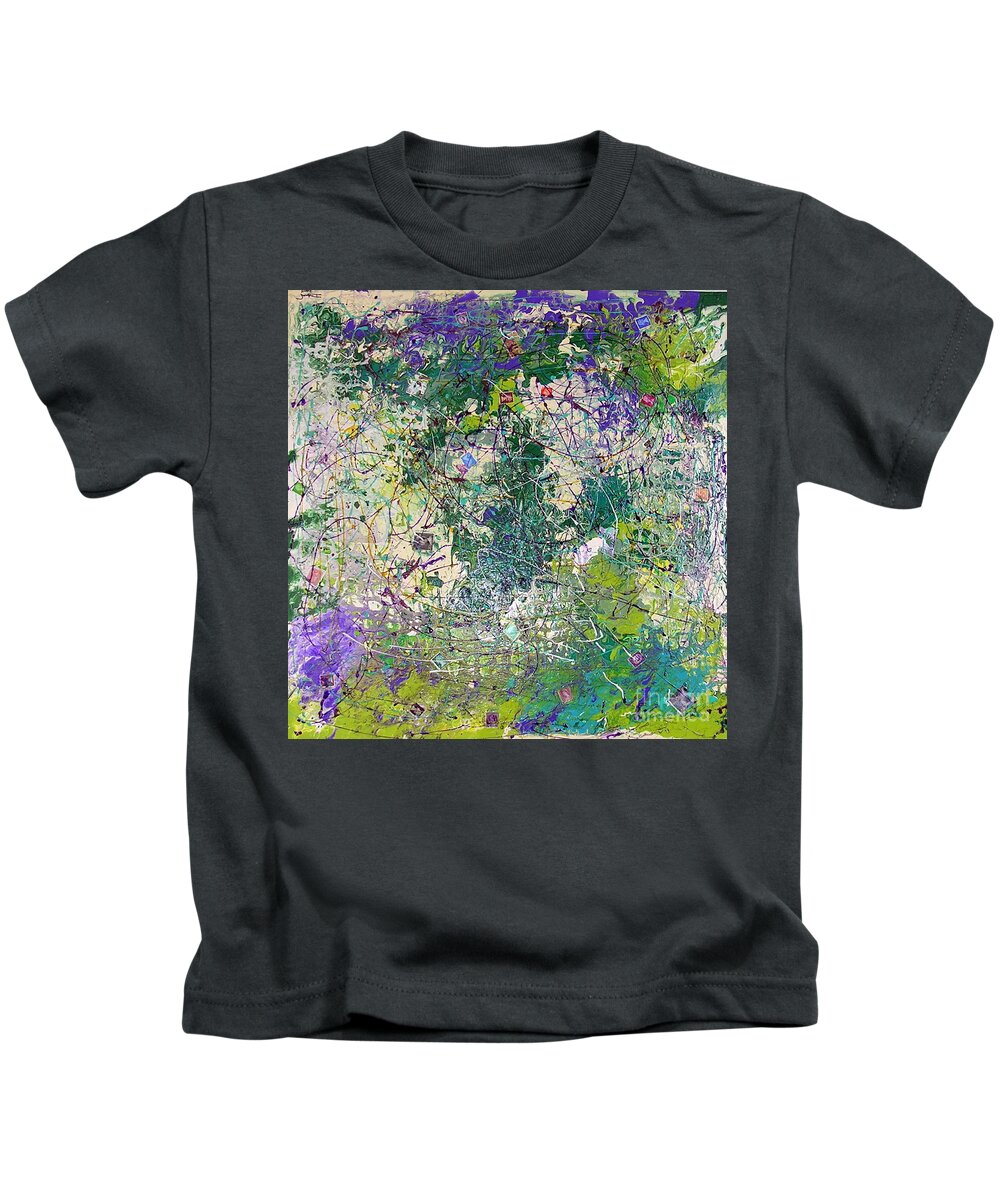 Queen Mother Kids T-Shirt featuring the painting Queen Mother by Dawn Hough Sebaugh