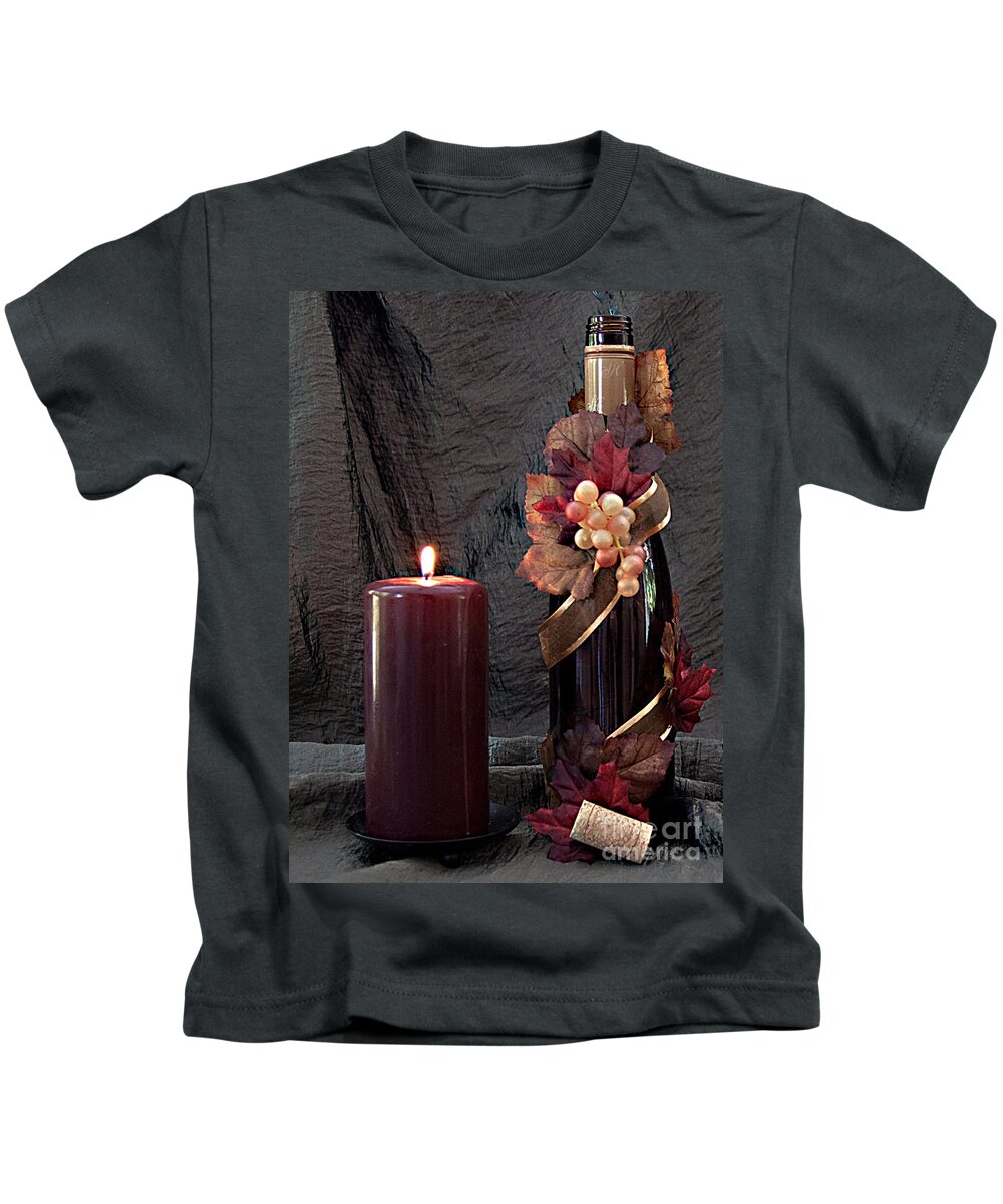 Still Life Kids T-Shirt featuring the photograph Ready for a Romantic Evening by Sherry Hallemeier