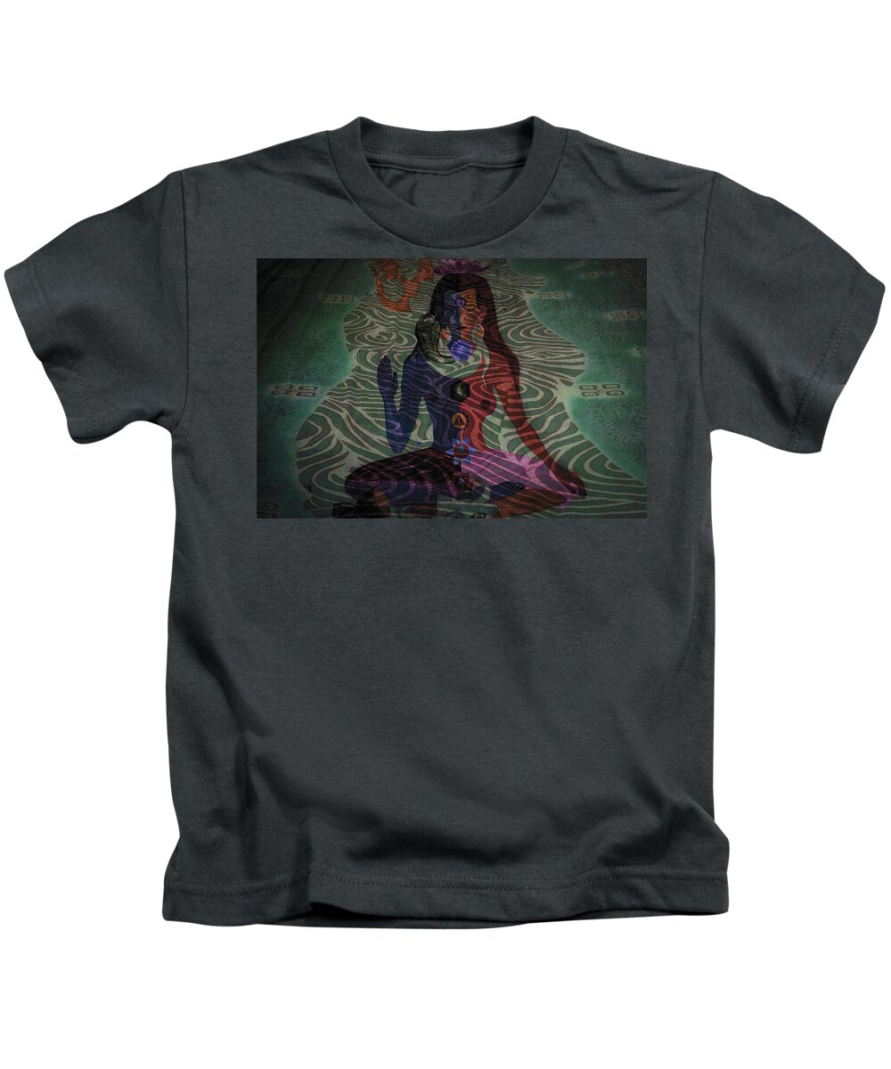 Reflections Kids T-Shirt featuring the photograph Realization by Pranamera Prints