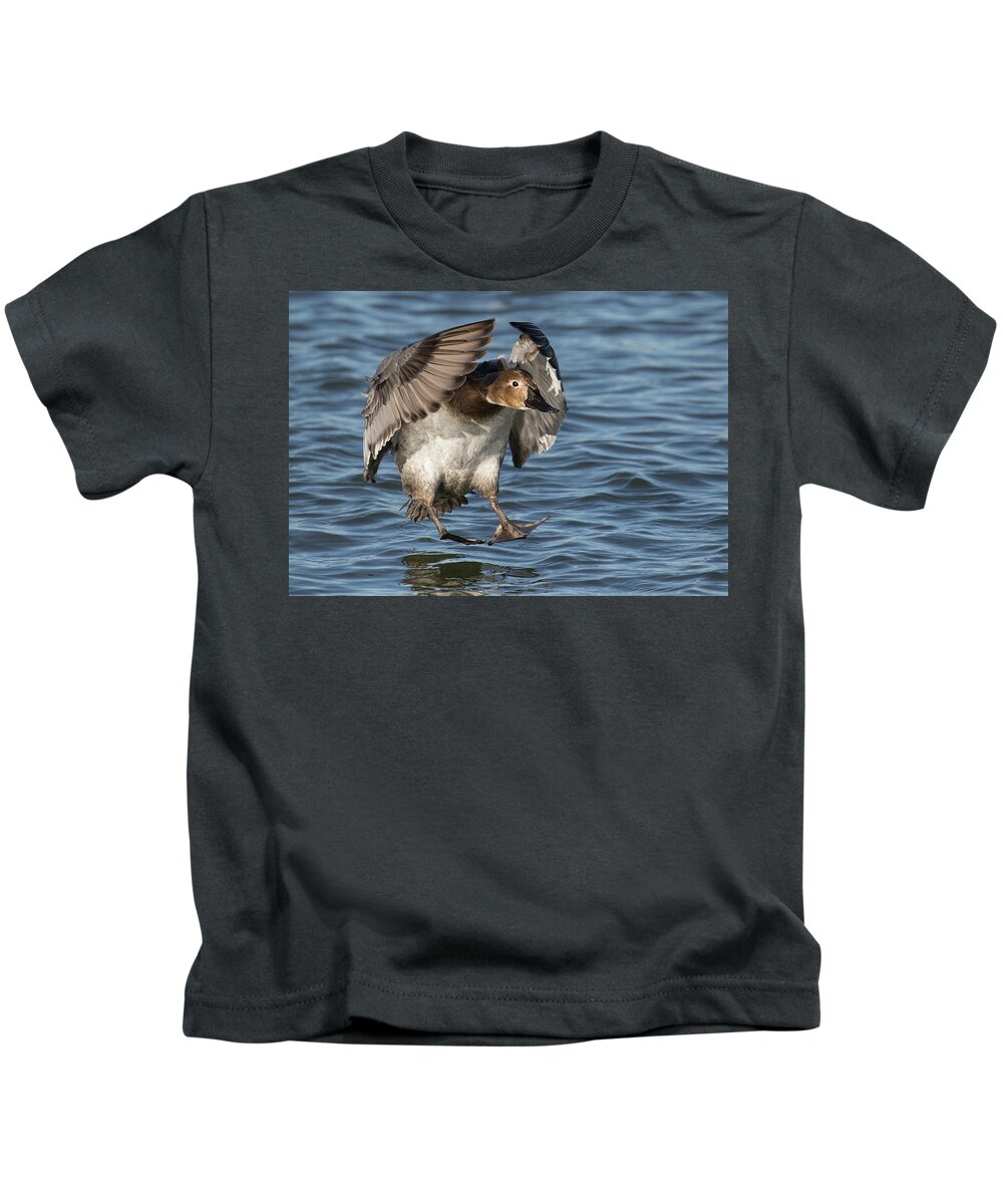 Duck Kids T-Shirt featuring the photograph Red Light by Art Cole