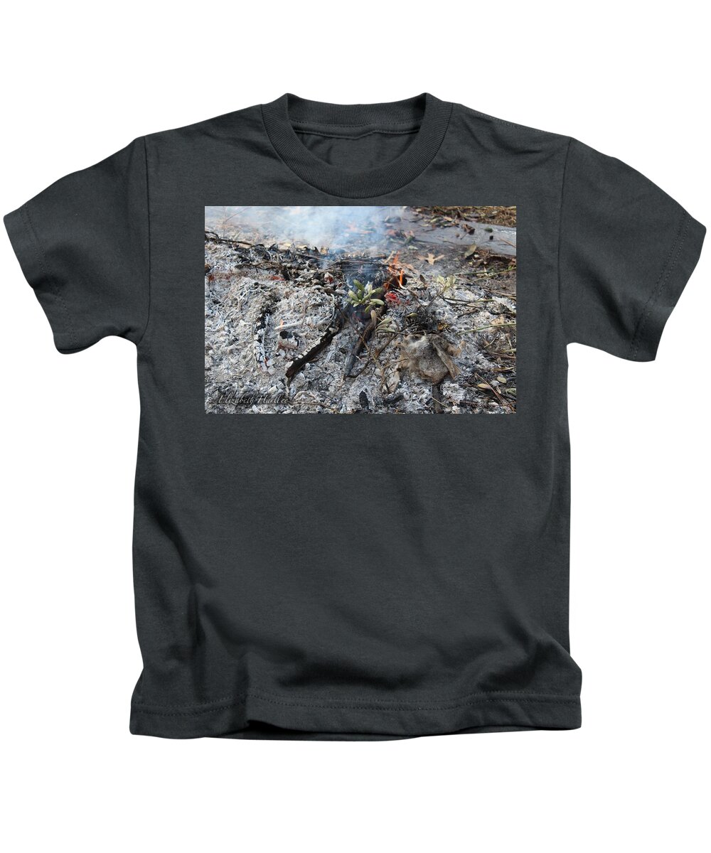  Kids T-Shirt featuring the photograph Refined by Fire by Elizabeth Harllee
