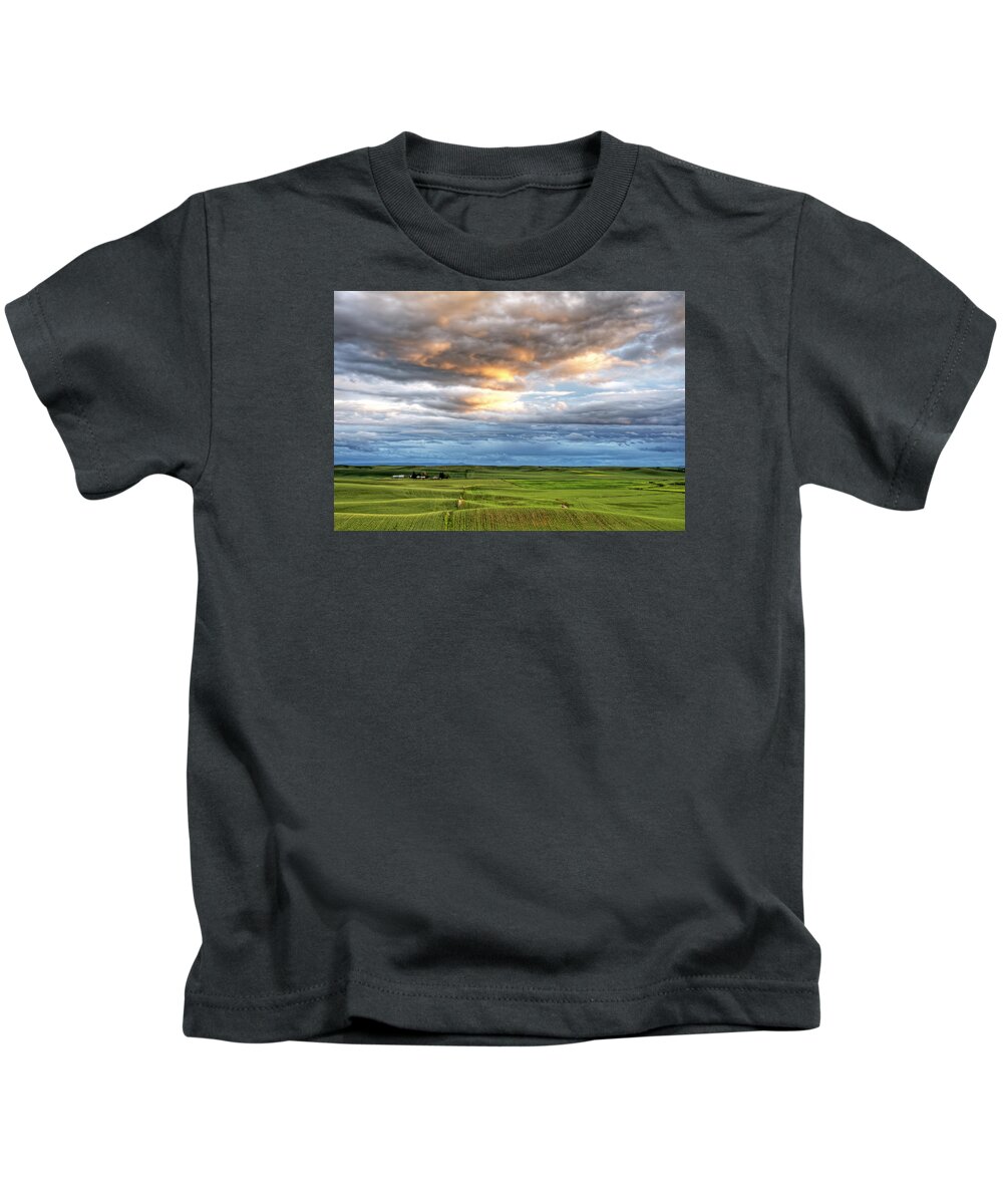 Outdoors Kids T-Shirt featuring the photograph Ripples by Doug Davidson