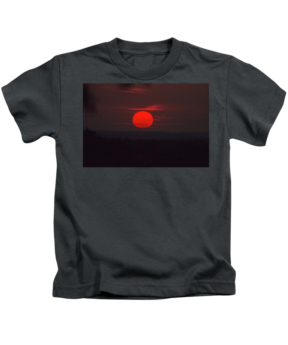 Sunrise Kids T-Shirt featuring the photograph Rising Sun in Texas by Dorothy Cunningham