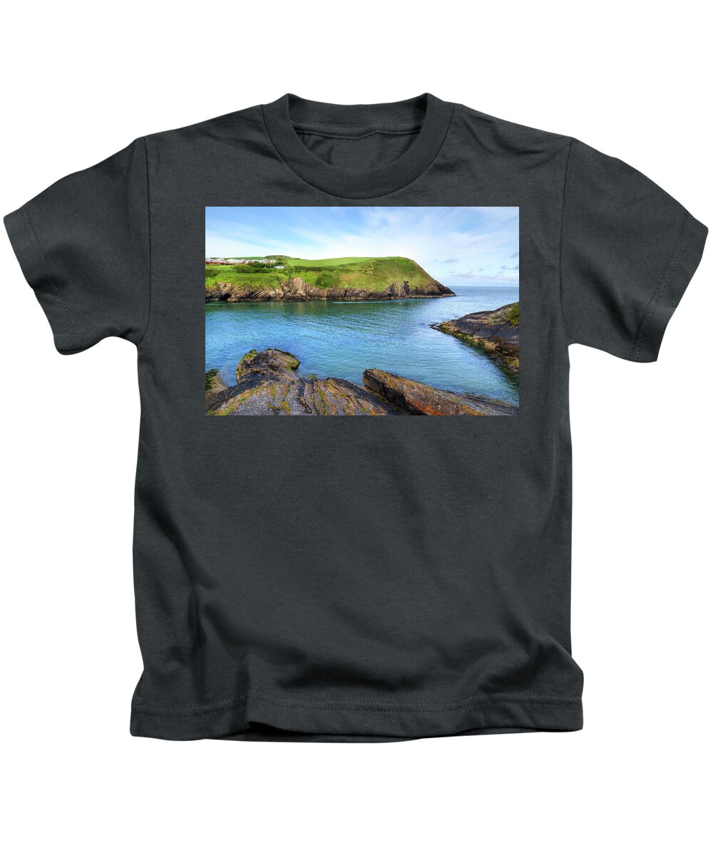 Roberts Cove Kids T-Shirt featuring the photograph Roberts Cove - Ireland by Joana Kruse