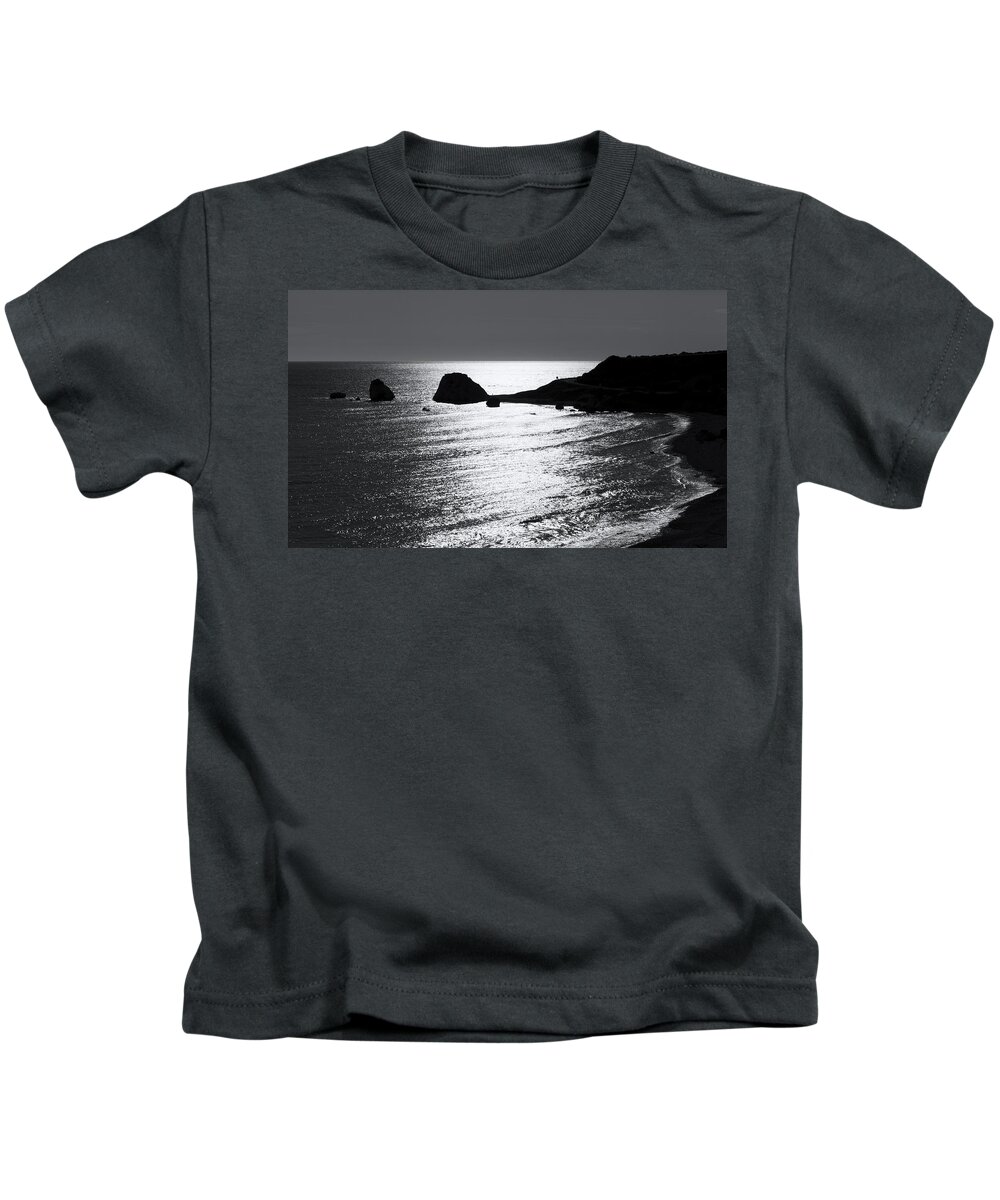 Sea Kids T-Shirt featuring the photograph Rock Silhouette by Mike Santis