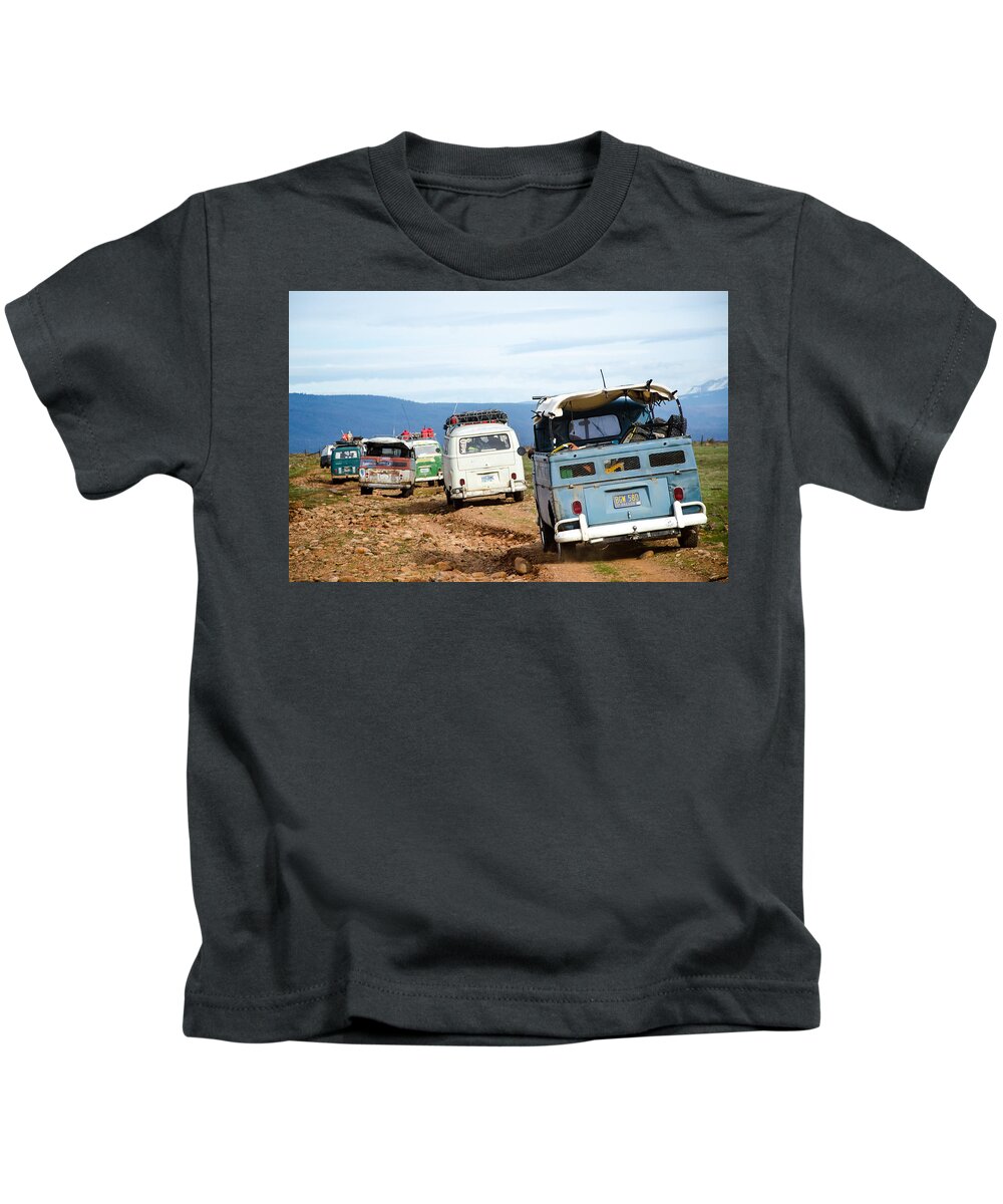 Mount Shasta Kids T-Shirt featuring the photograph Rocky Road to Shasta by Richard Kimbrough