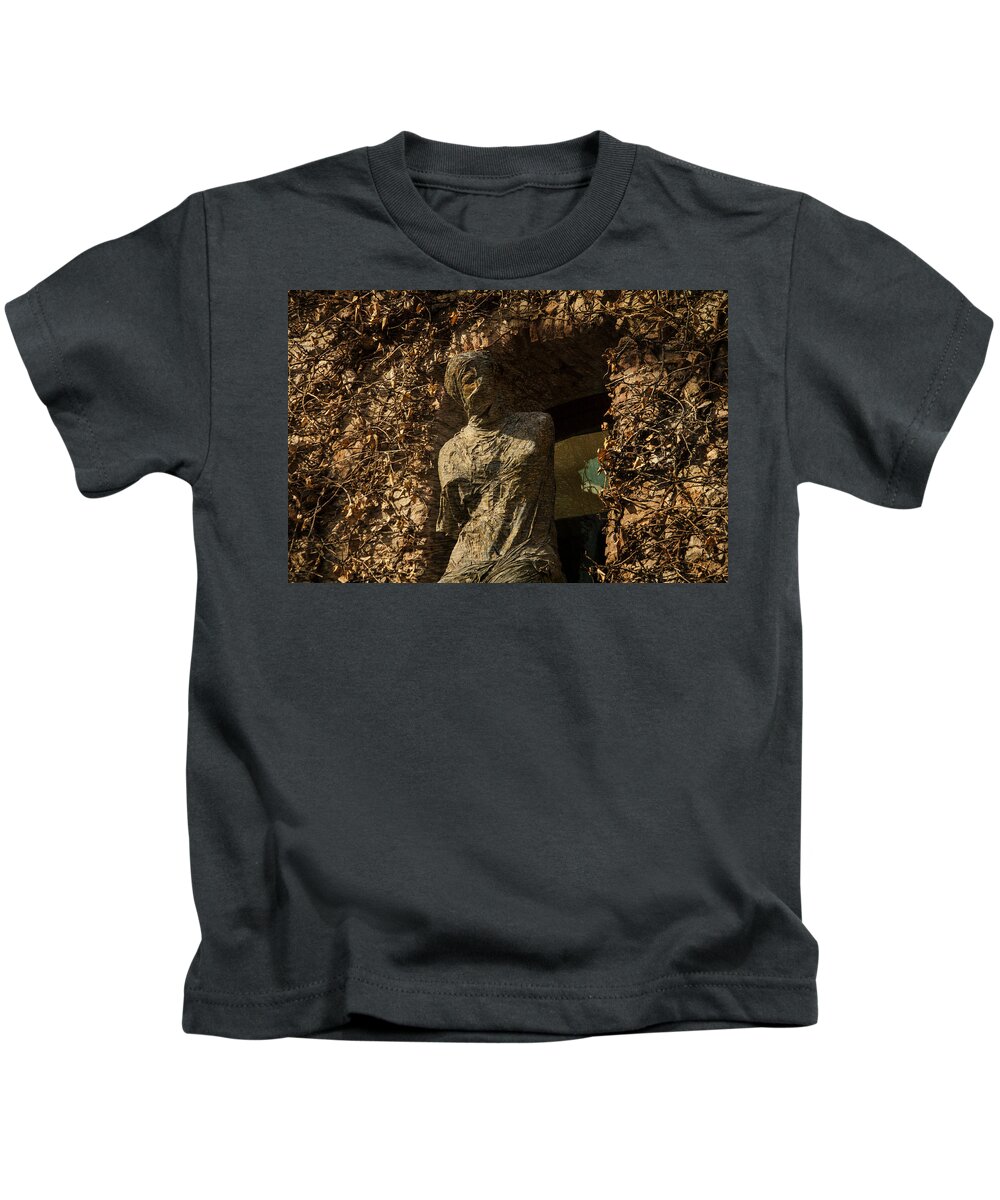 Architecture Kids T-Shirt featuring the photograph Roots by Pranamera Prints