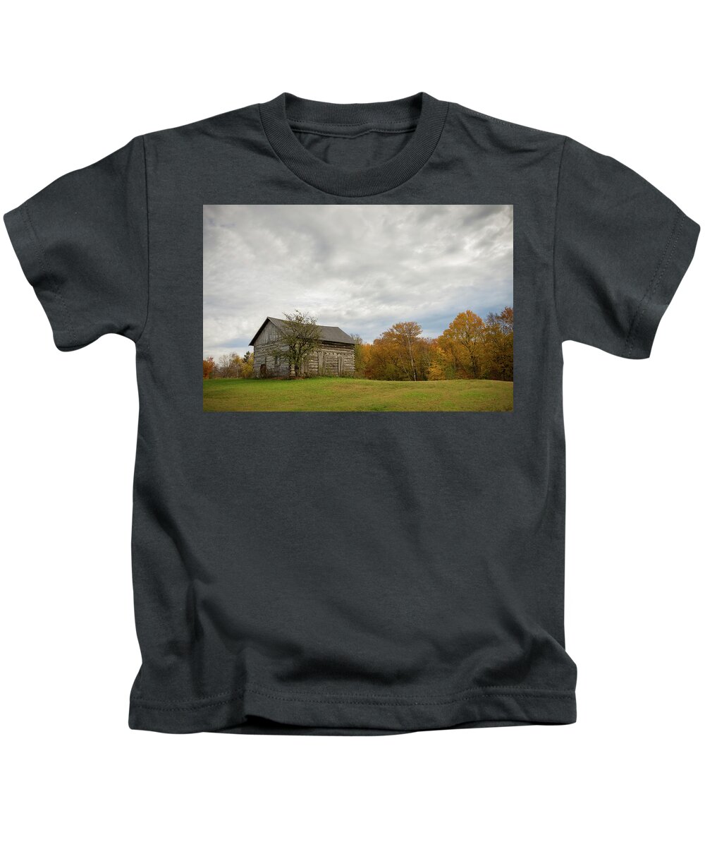 Cabin Kids T-Shirt featuring the photograph Rustic Cabin by Steve L'Italien