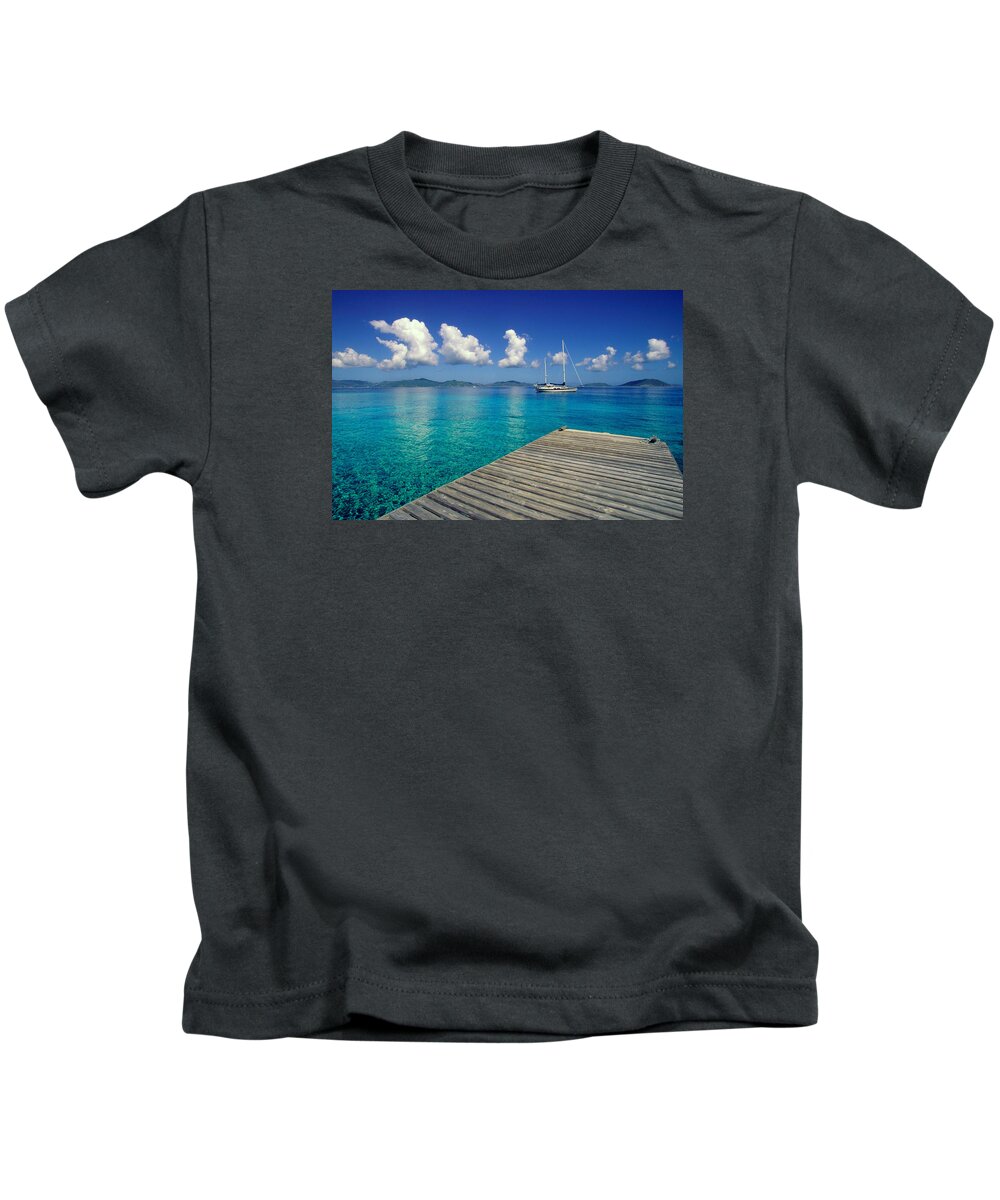 Sail Kids T-Shirt featuring the photograph Salt Island Ancorage by Gary Felton