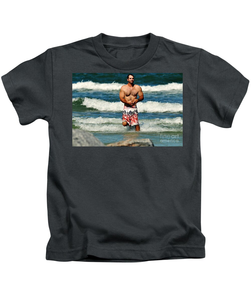 Man Kids T-Shirt featuring the photograph Salt life by Davids Digits