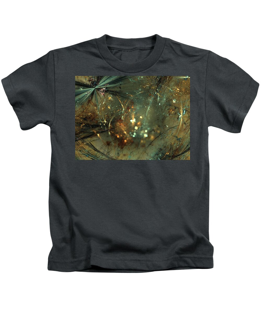 Art Kids T-Shirt featuring the digital art Saturation by Jeff Iverson