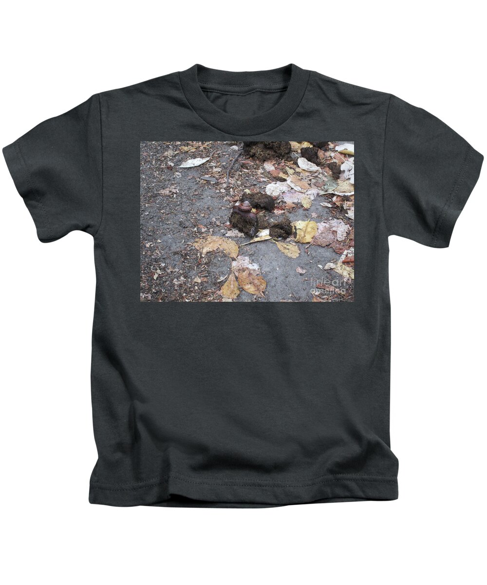 Searching Kids T-Shirt featuring the photograph Searching for a pony by Marie Neder