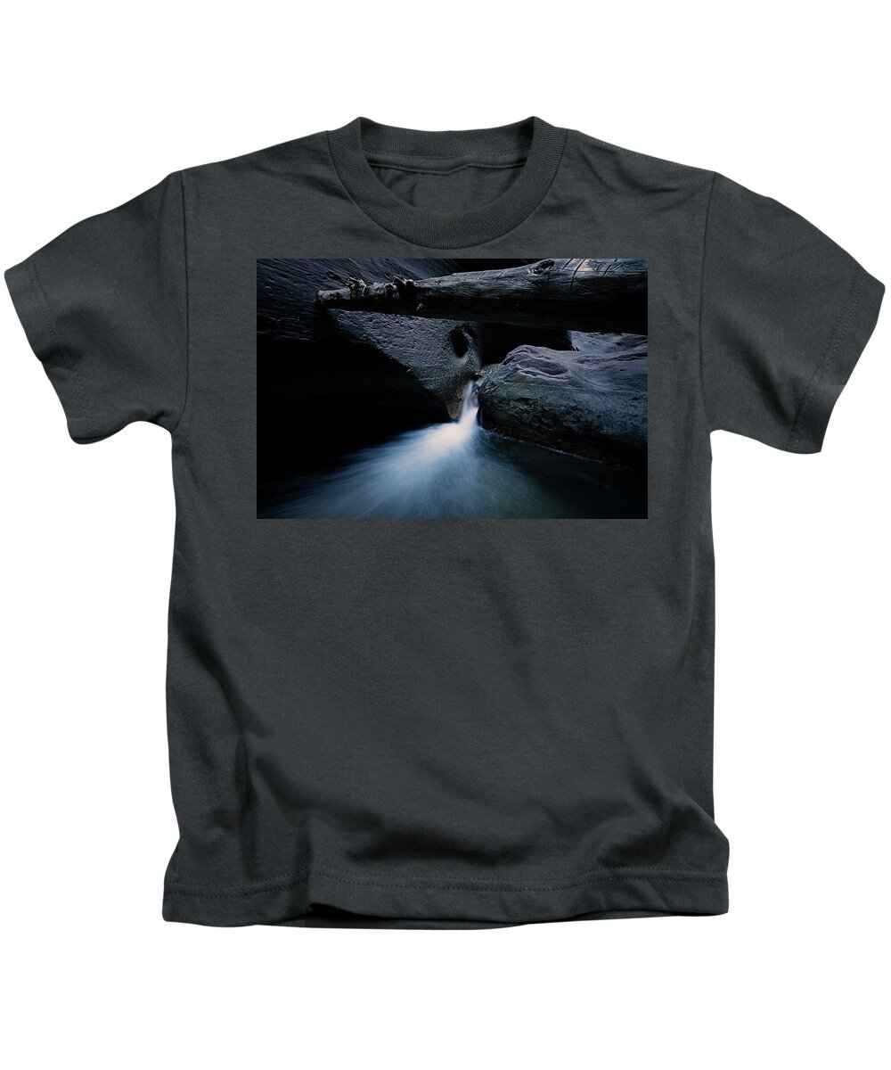 Amazing Kids T-Shirt featuring the photograph Secret Stream by Edgars Erglis