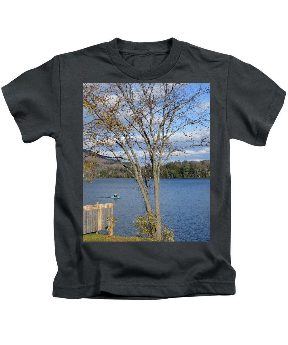 Calm Kids T-Shirt featuring the photograph Serene Lake by Maggy Marsh