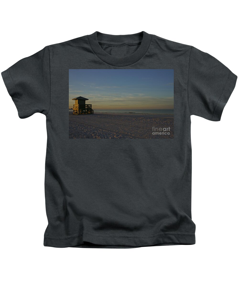 Siesta Key Kids T-Shirt featuring the photograph Siesta Key Beach by Brian Kamprath