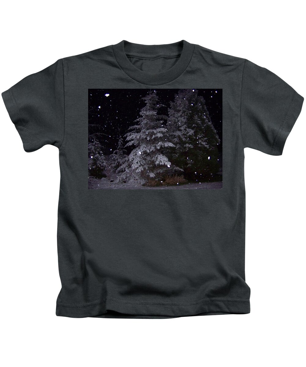 Night Kids T-Shirt featuring the photograph Silent Night by Julie Rauscher
