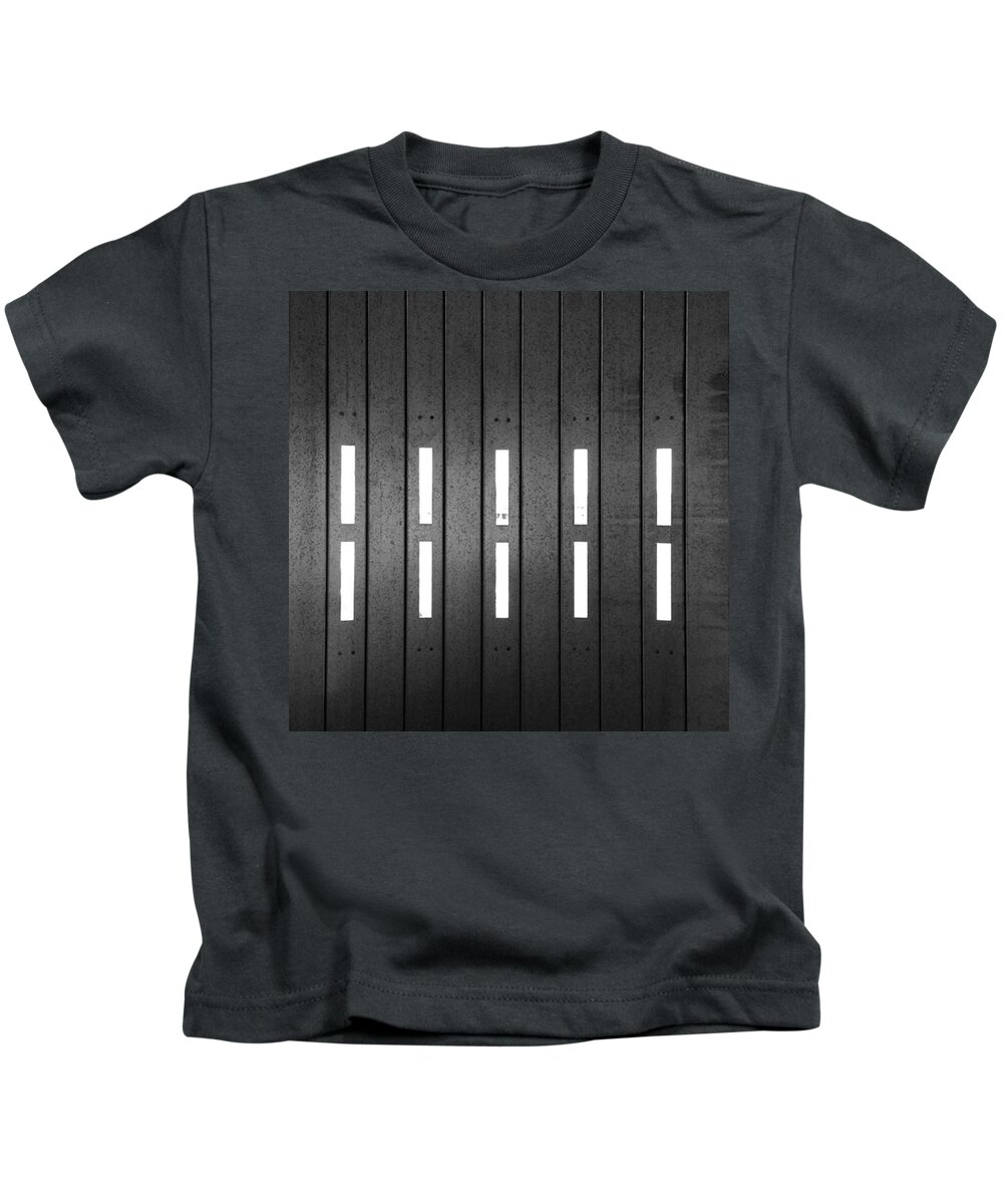 Instagrid Kids T-Shirt featuring the photograph Simple Grid. Who Can Guess What This by Ginger Oppenheimer