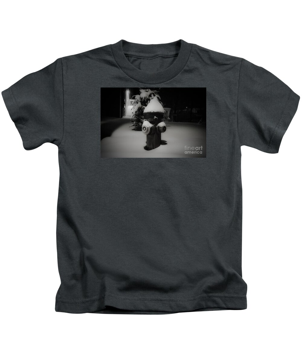 Snow Kids T-Shirt featuring the photograph Snow Plug by Eddy Mann