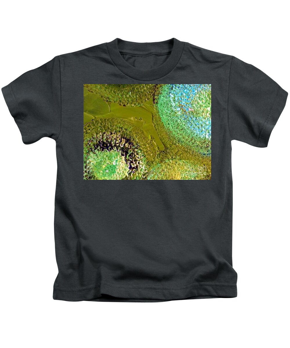 Soft Touch Kids T-Shirt featuring the painting Soft Touch by Dawn Hough Sebaugh