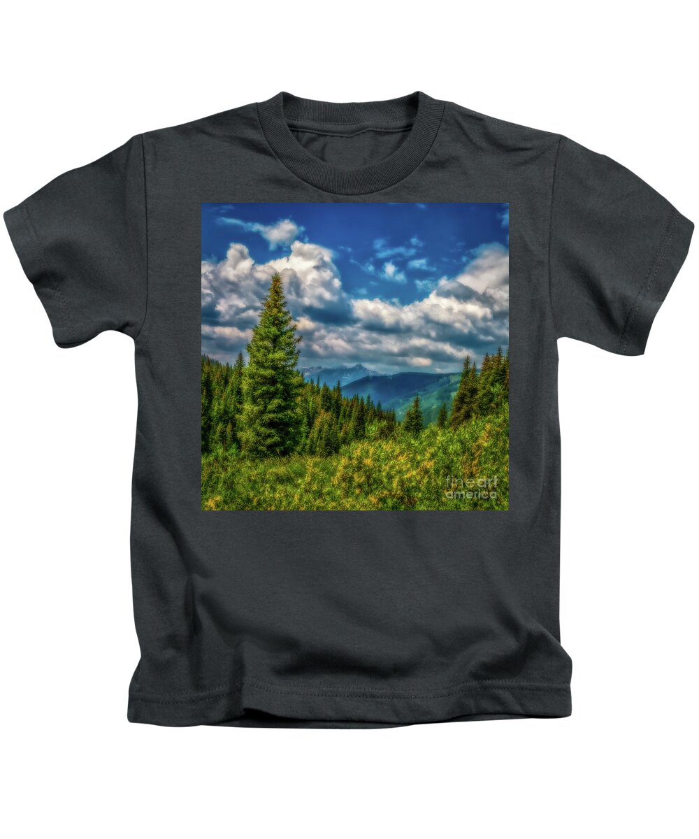Jon Burch Kids T-Shirt featuring the photograph Springtime in the Rockies by Jon Burch Photography