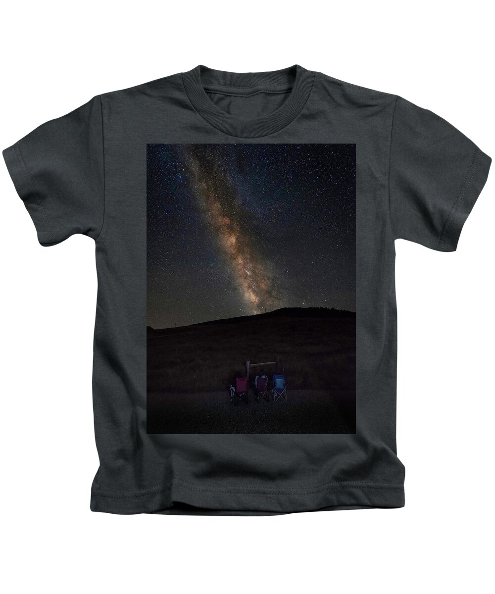 Austin Peay Kids T-Shirt featuring the photograph Star Gazing by Norman Peay