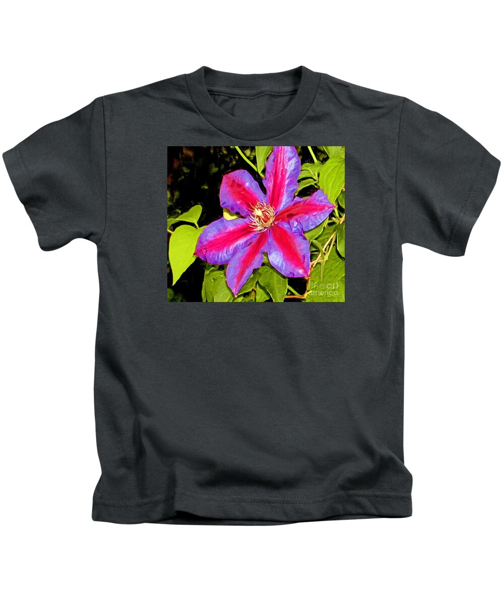 Fine Art Photography Kids T-Shirt featuring the painting Star Treatment by Patricia Griffin Brett