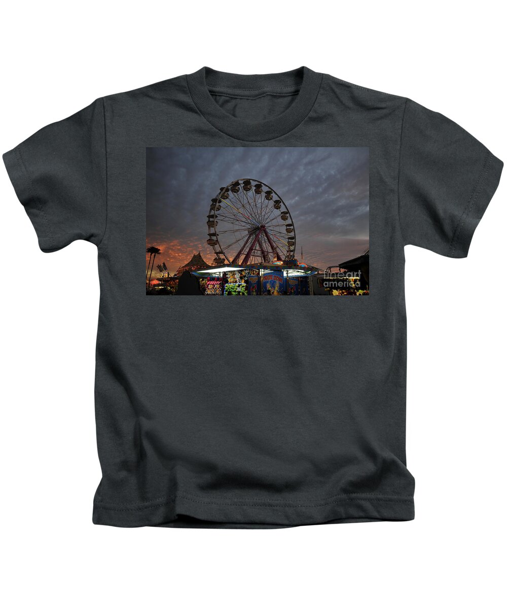 State Fair Kids T-Shirt featuring the photograph State Fair by David Lee Thompson