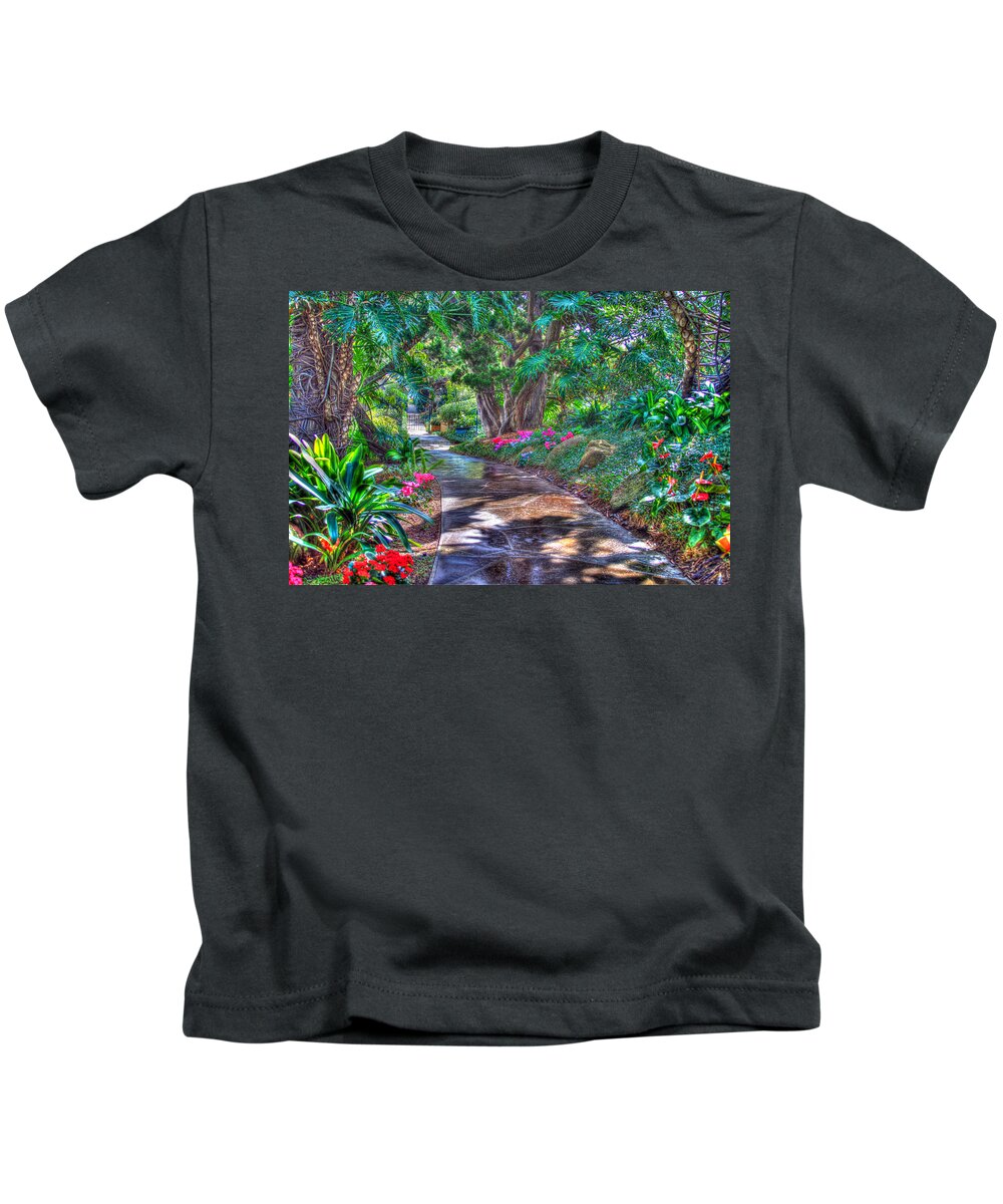 Path Kids T-Shirt featuring the photograph Stay on your path by TC Morgan