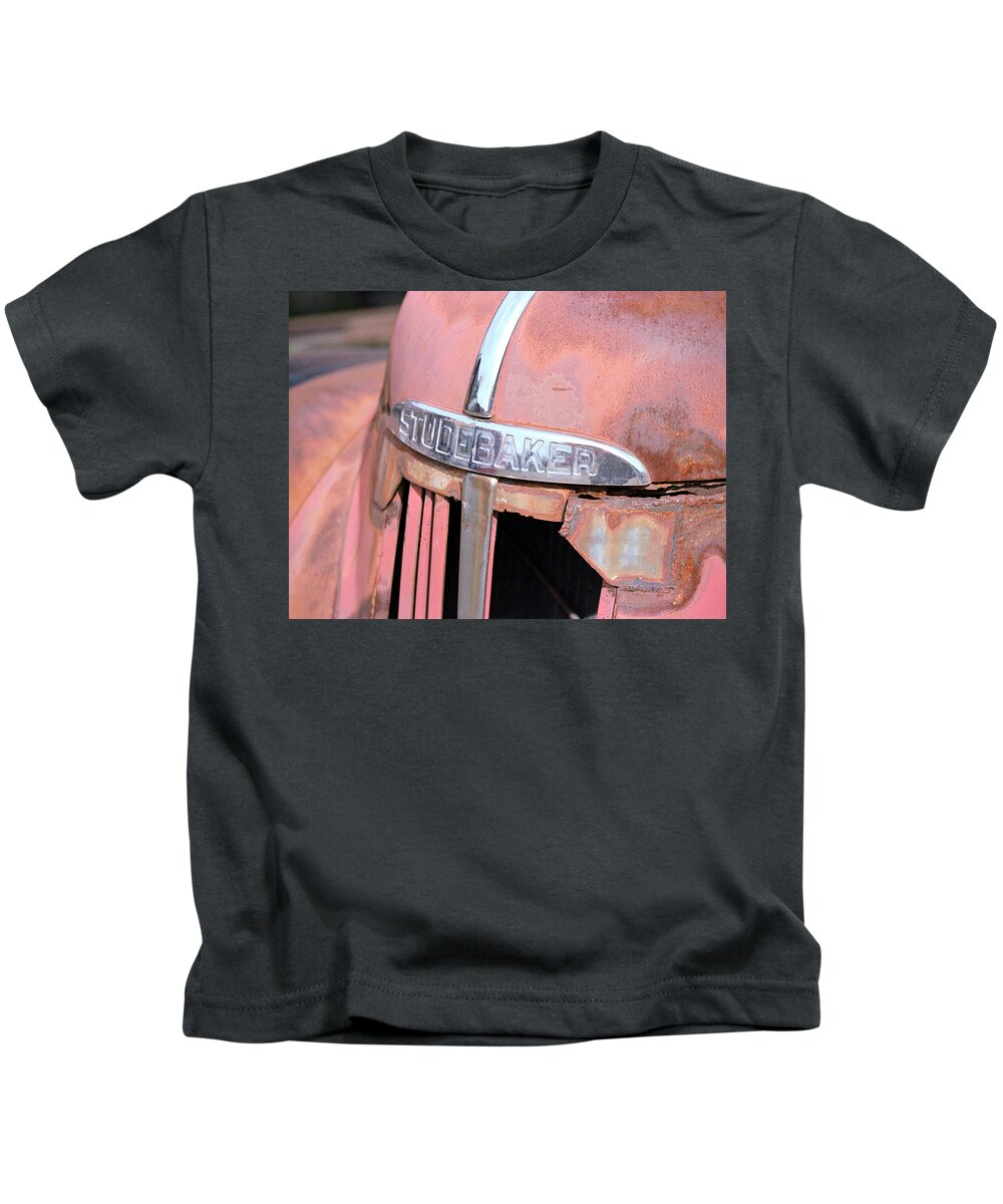 Studebaker Kids T-Shirt featuring the photograph Studebaker by David Bader