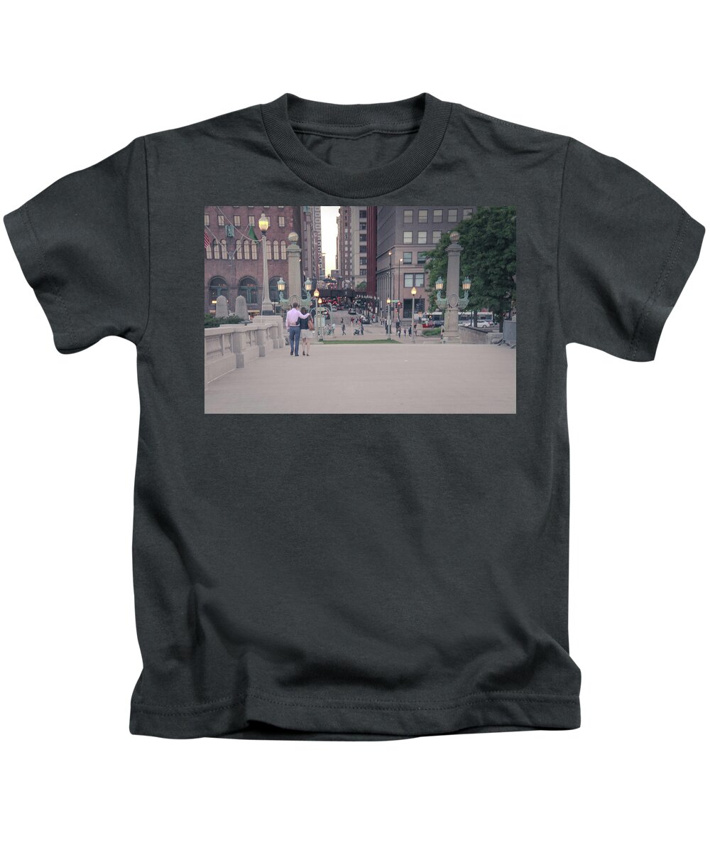  Kids T-Shirt featuring the photograph Summer Stroll by Tony HUTSON