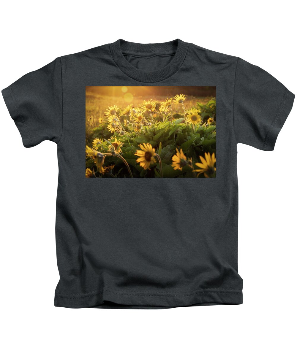 Sony Kids T-Shirt featuring the photograph Sunset Balsam by Jon Ares