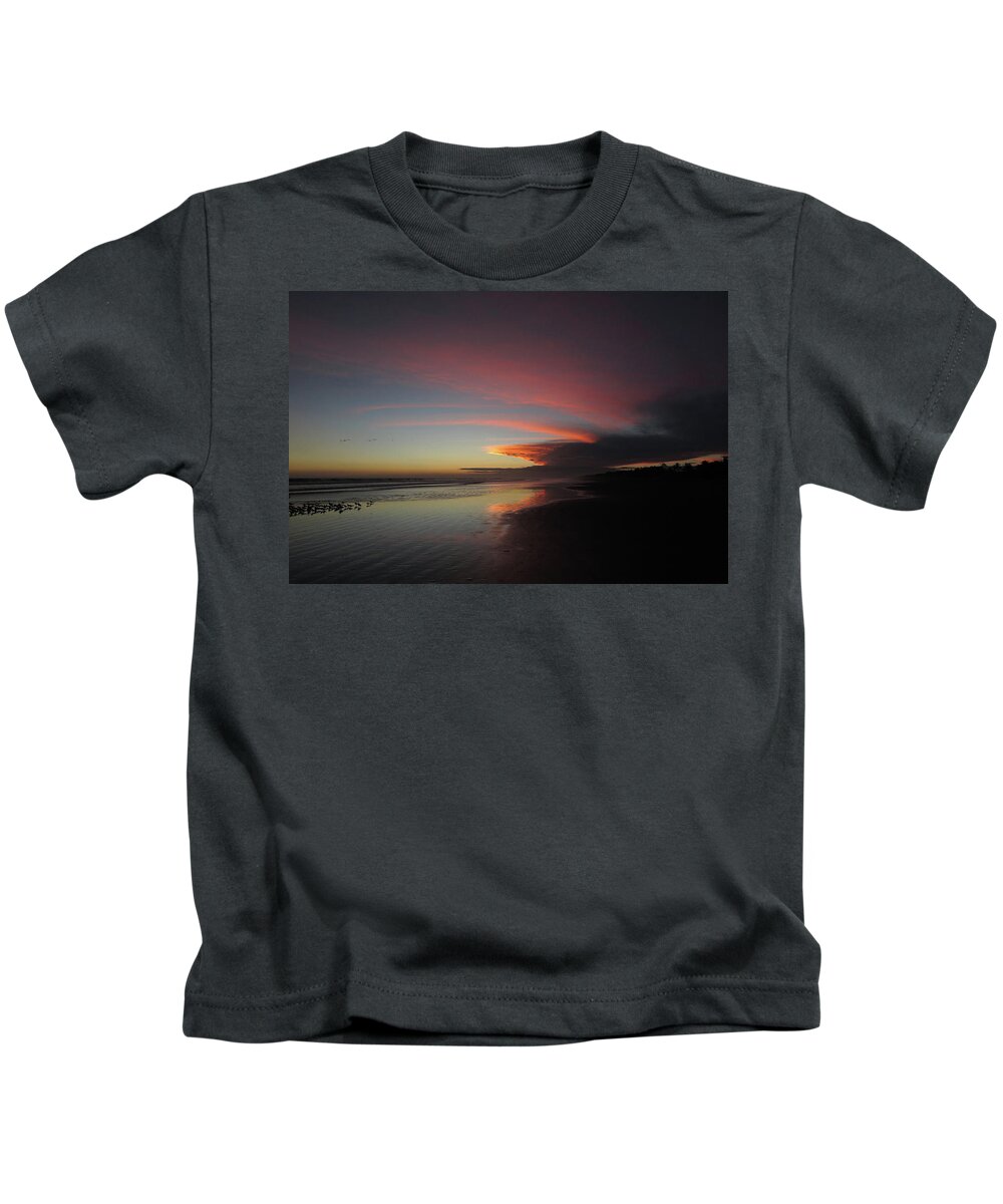 Sunset Kids T-Shirt featuring the photograph Sunset Las Lajas by Daniel Reed