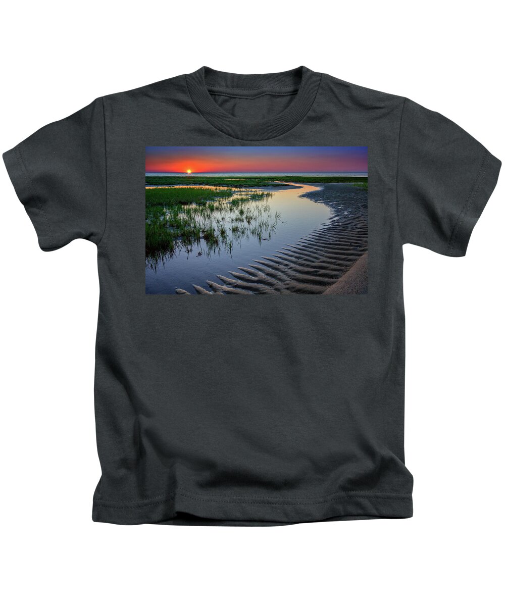 Cape Cod Kids T-Shirt featuring the photograph Sunset on Cape Cod by Rick Berk
