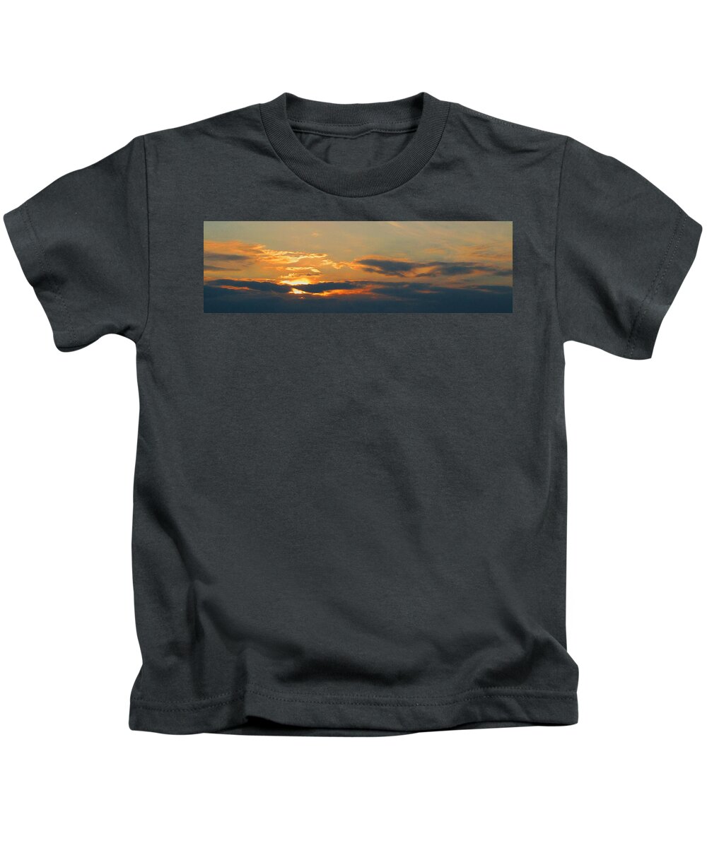 Sun Kids T-Shirt featuring the photograph Sunset Over Holland by Andre Brands