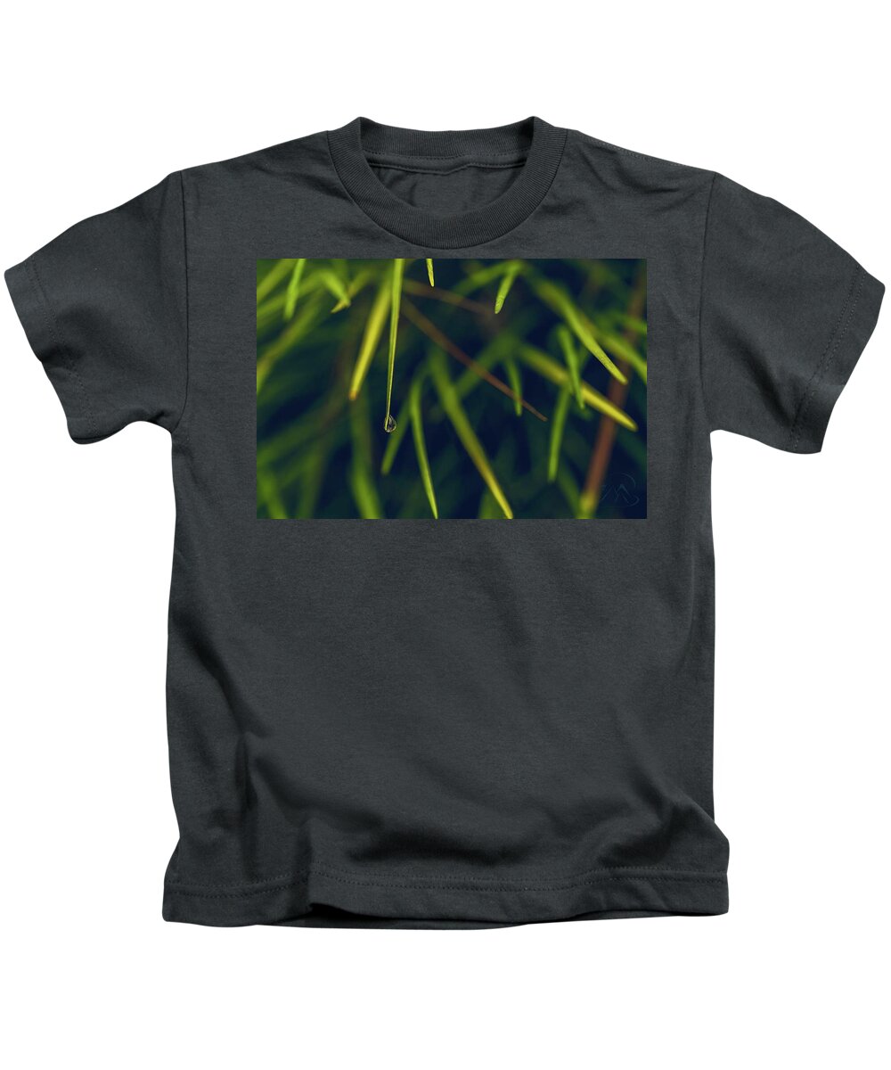 Dew Kids T-Shirt featuring the photograph Suspended by Gene Garnace