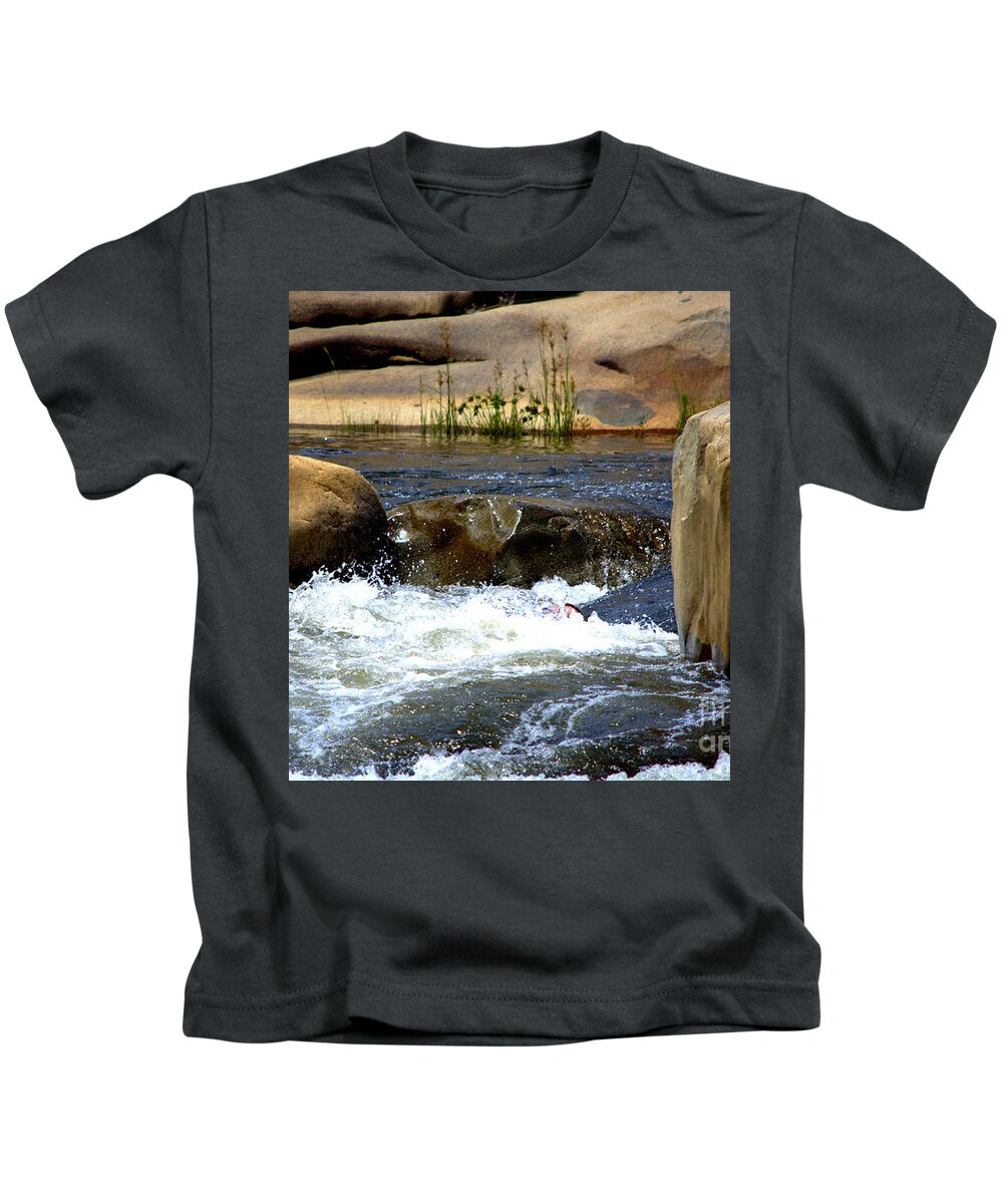 River Kids T-Shirt featuring the photograph Swallowed Alive by Leah McPhail