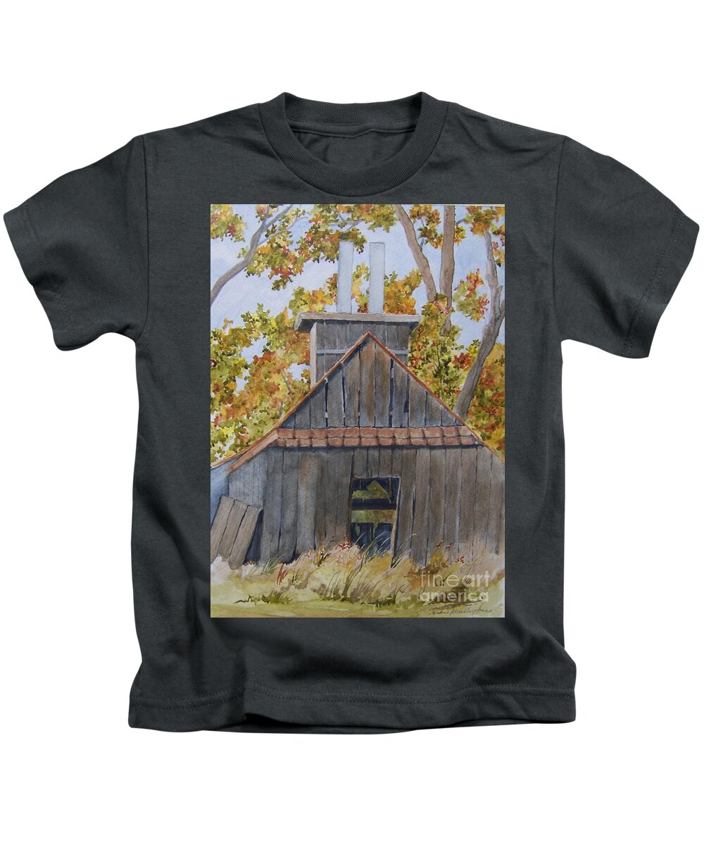Sugar Shack Kids T-Shirt featuring the painting Sweet Old Vermont by Jackie Mueller-Jones