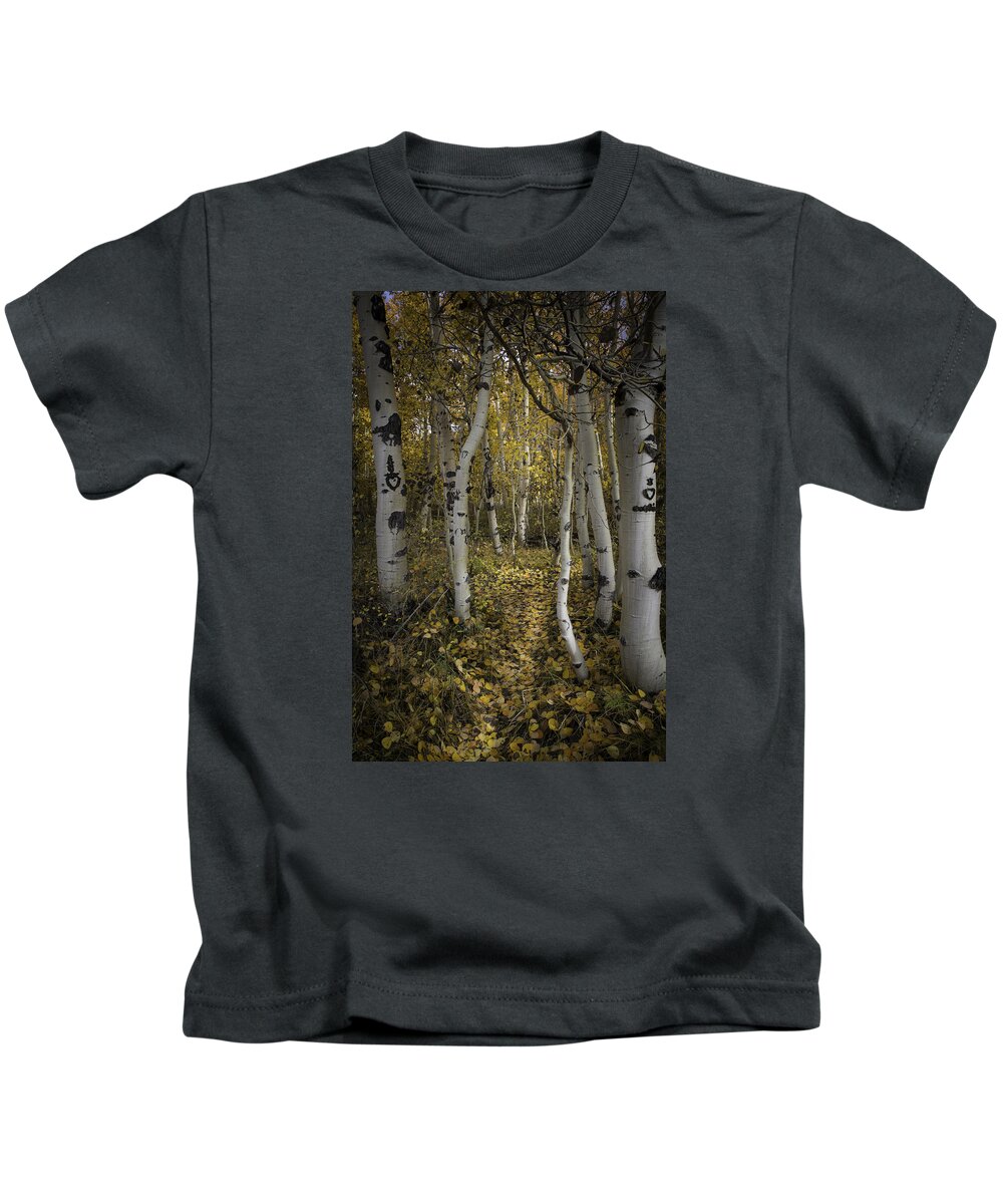 Sweetheart Kids T-Shirt featuring the photograph Sweetheart Trail by Dusty Wynne