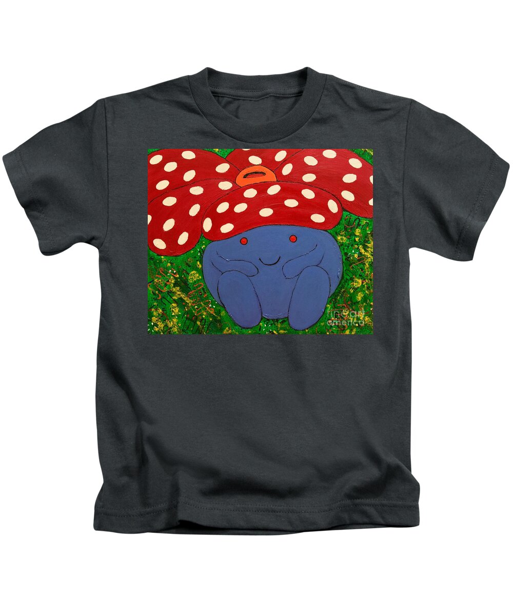 Acrylic Kids T-Shirt featuring the painting Taking A Rest by Denise Railey