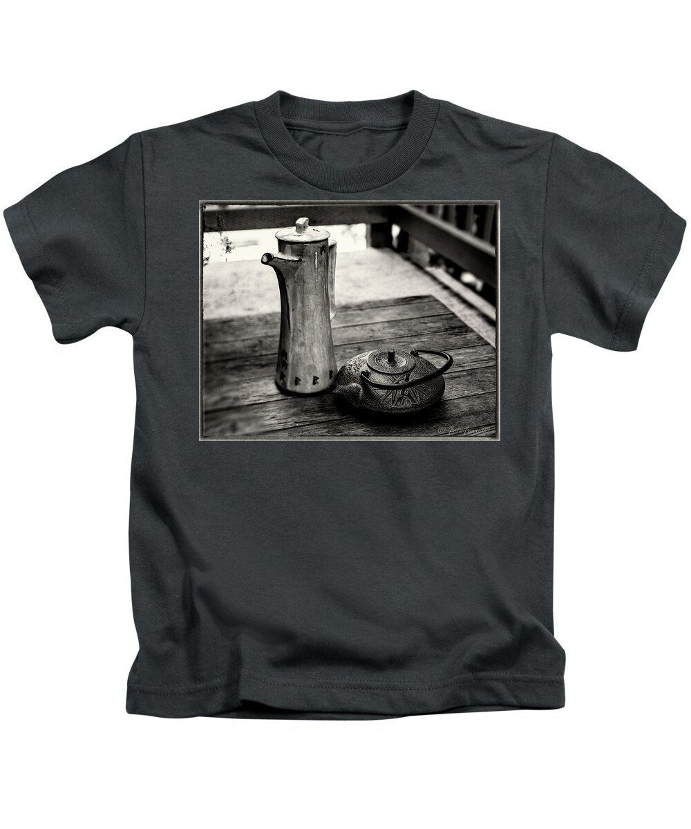 Juxtaposition Kids T-Shirt featuring the photograph Tall and Small by Alexander Fedin