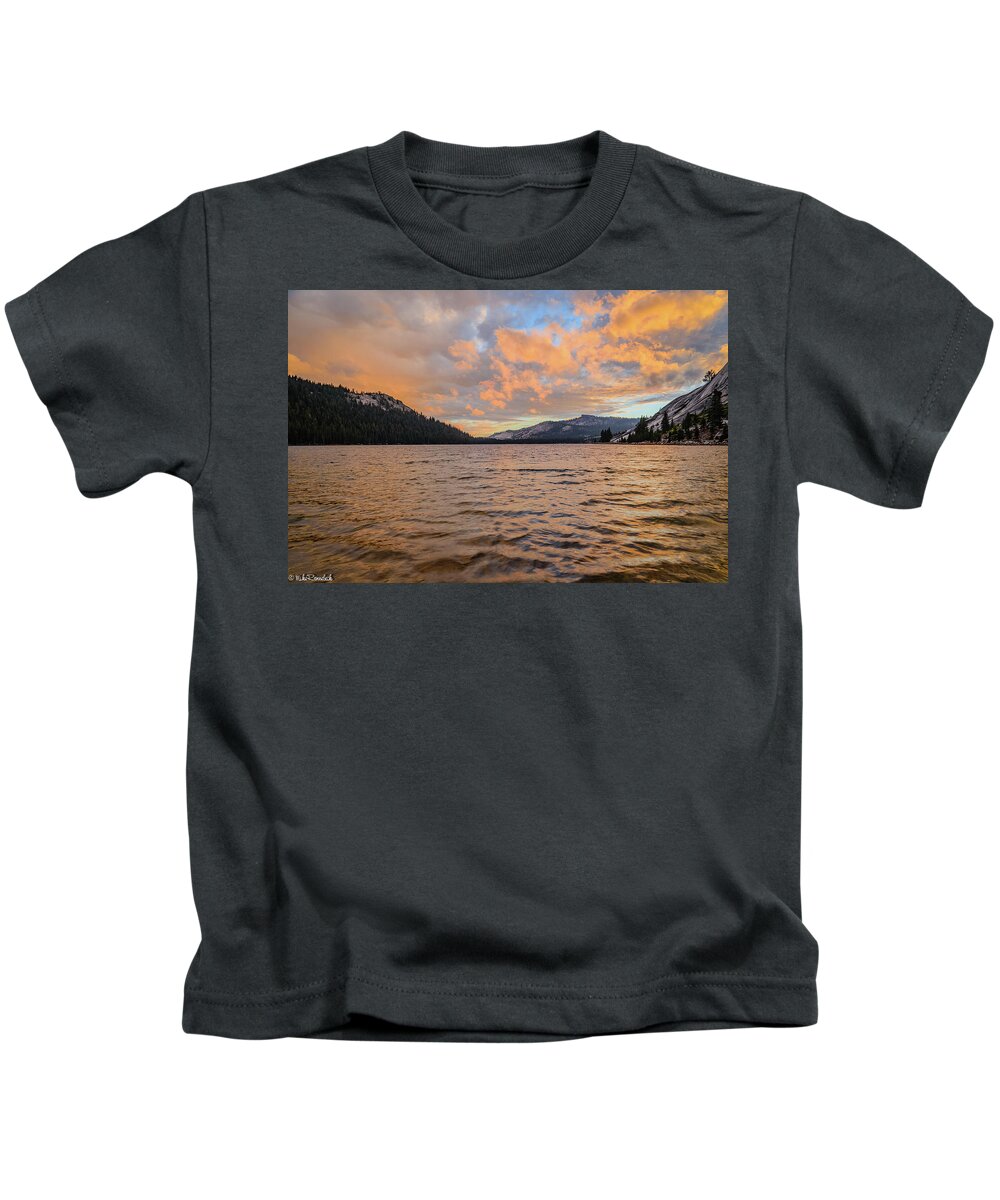 Tenaya Lake Kids T-Shirt featuring the photograph Tenaya Lake by Mike Ronnebeck