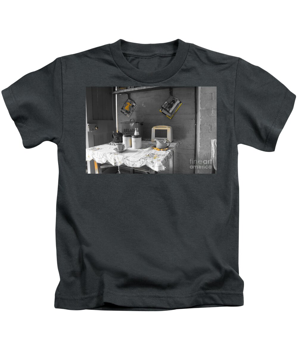 The Art Of Welfare. Recent Additions. Kids T-Shirt featuring the photograph The Art of Welfare. Recent time. by Elena Perelman