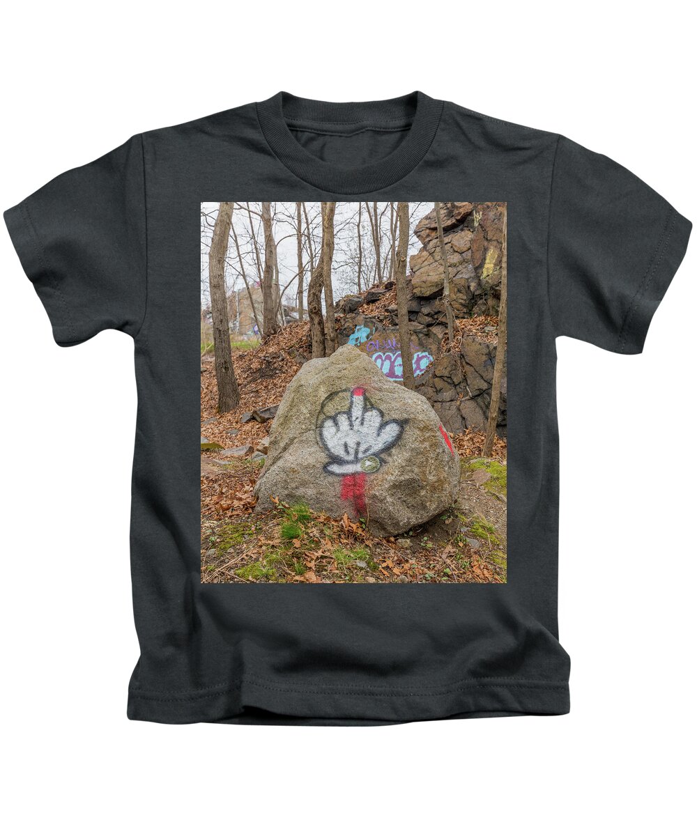 The Bird Kids T-Shirt featuring the photograph The Bird by Brian MacLean