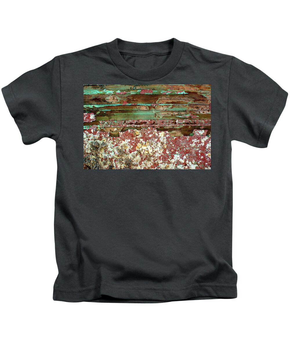 Boat Kids T-Shirt featuring the photograph The bottom by Tim Dussault