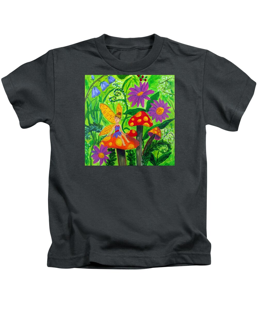 The Fairy Garden - Childrens Art Kids T-Shirt by Julie Brugh Riffey ...