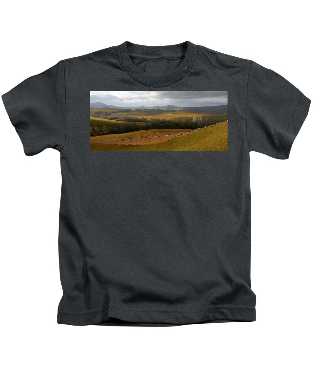 Toskany Kids T-Shirt featuring the photograph The heart of Toscany by Jaroslaw Blaminsky